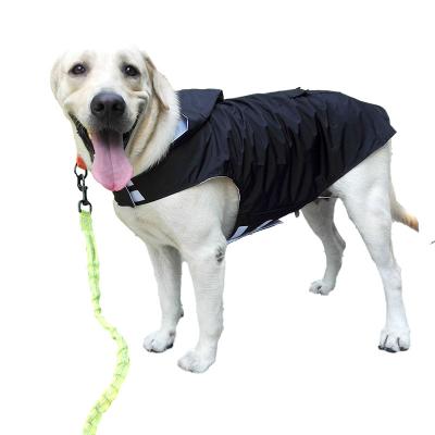 China Viable Extra Large Hooded Dog Raincoat With Brands 100% Reflective Waterproof Dog Raincoat for sale