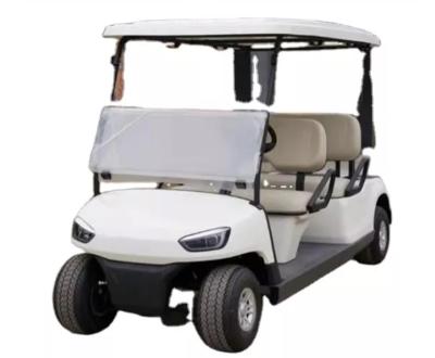 China latest design golf cart 4 and 4+2 seats ac system aluminum chassis specially anti rust treatment near sea or beach rainy seasons 8inch 10inch for sale