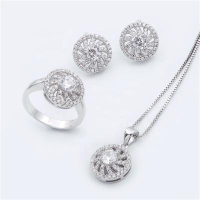 China 925 Silver Jewelry Set Best Selling Products 2019 In USA 925 Sterling Silver Women Jewelry Set for sale