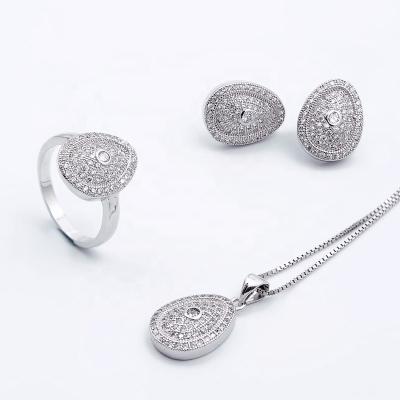 China FASHIONABLE Eco-Friendly Jewelry Wholesale Egg Shape Carved Stone 925 Silver Jewelry Dubai Gold Jewelry Set for sale