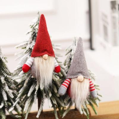 China Palmy Merry Christmas Gnomes Little Doll Xmas Tree Christmas Decoration Festival New Hanging Dangling Gnomes Faceless Doll for sale