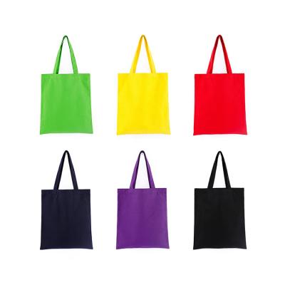 China Eco-Friendly 100% Digital Printing Organic Cotton Tote Grocery Shopping Canvas Bags With Custom Printed Logo for sale