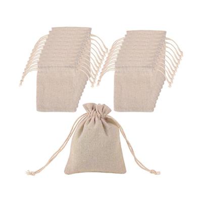 China 100% Eco-Friendly Wholesale Cosmetic Bags or Pouches Gift Cotton Canvas Drawstring Bag for sale