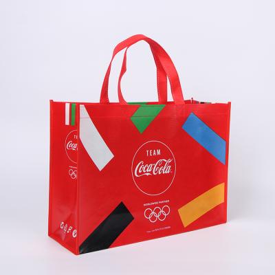 China Wholesale Grocery Bags 100% Waterproof Eco-friendly/Lightweight/Cheap Tote Bag Printing Coated Laminated PP Nonwoven Luxury Shopping Bags for sale