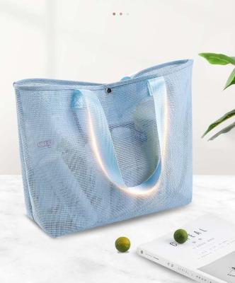 China 100% new Popular 2021 model nylon mesh student document bags eco-friendly with light in quality mesh tote bag for sale