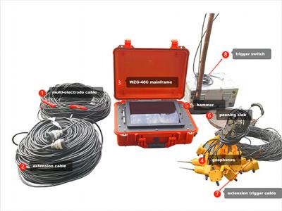 Китай Geophysical Survey Seismic Exploration Device Surface Wave Reflection продается