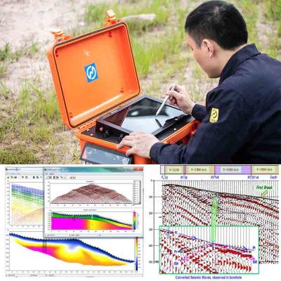 China 6/12/24/48/96 Channels Seismic Refraction Reflection Testing Equipment Masw Seismic Refraction Equipment zu verkaufen