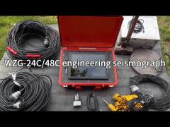 Earthquake Geophysical Engineering Seismograph masw seismic refraction equipment