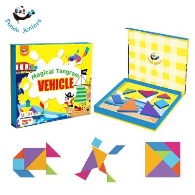 Cina Intellettuale ambientale del puzzle del gioco 3d di EVA Foam Tangram Vehicle Puzzle in vendita