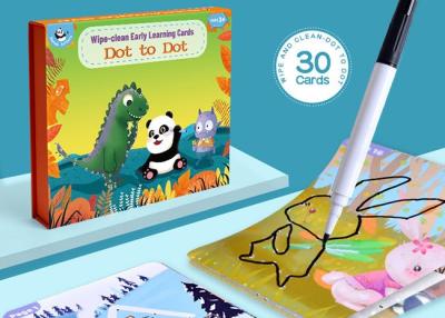 Cina Punto ad istruzione prescolastica dei flash card di Dot Activities For Learning Erasable in vendita