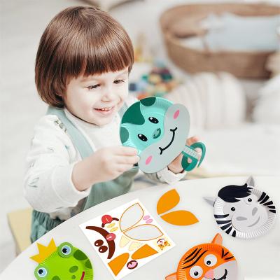 China Kreativer DIY-Tierhandwerks-Pappteller Kit For Preschool 3-8 Jahre Kind- zu verkaufen