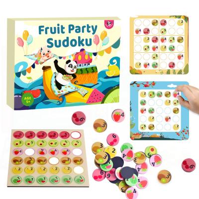 Cina Il puzzle intellettuale di Sudoku gioca il partito della frutta 36pcs per le mansioni 40 del Livello 1 e del Livello 2 dei bambini in vendita