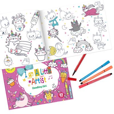 Cina Libro di Art Enlightenment Doodle Toddlers Coloring per ASTM di 4 anni F963-17 in vendita