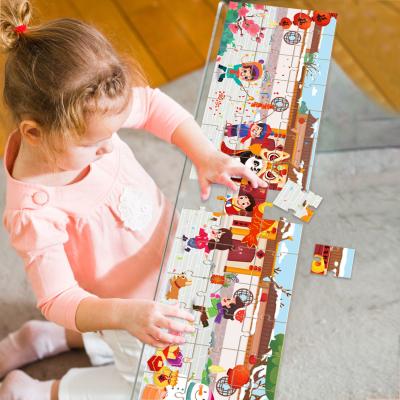 China 48 Stücke verwirren für Kinder 4-8 riesige Boden-Puzzlespiele Dragon Jigsaw Paper Longs 90cm für das Kleinkind-Lernen zu verkaufen