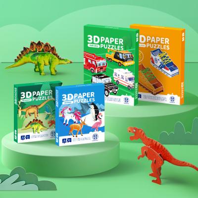 Cina 3D unisex un puzzle prescolare di 4 del pacchetto corredi vivi del mestiere per divertimento di notte della famiglia in vendita