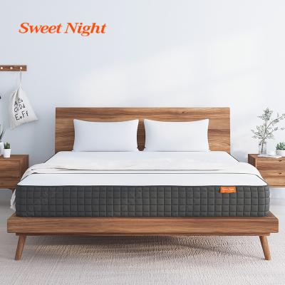 China Hotel Foldable Top Bed Pillow OEM King Queen Size Natural Latex Memory Foam In A Box Roll Up Pocket Spring Mattress for sale