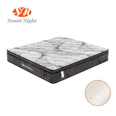 China Double Euro Hotel Spring Cheap Bed Double Foam Sponge Coil Gel Mattress Top Luxury Five Star Foldable Soft Fresh Cover For Sale for sale