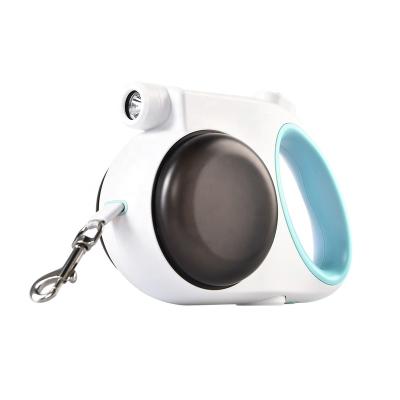 China Multifunctional Luxury Rechargeable LED Lights Automatic Retractable Dog Pet Leash for sale