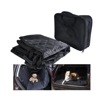 China Safety Pet Car Trunk Mat Cat Dog Car Back Seat Protector Foldable Foldable Portable Cover for sale