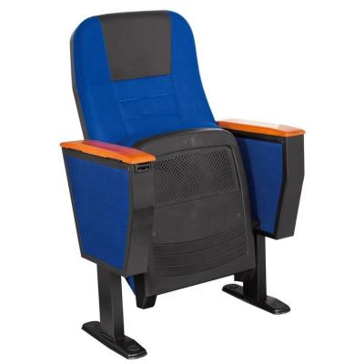 China Fire Resistance Parts Equipment Modern Ergonomic Modern Amphitheater Theater Plastic Fixed Seating Chair Set With Head Rest for sale