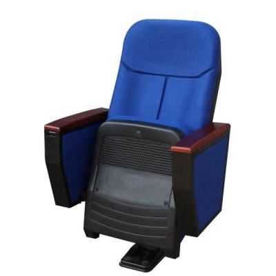 China Modern Ergonomic Tiered Ergonomic Theatrical Concert Music Upholstery Fabric Odeum Hall Chair 1002 for sale