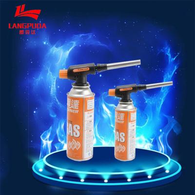 China Automatic Ignition 15cm Kitchen Torch Gun , 1300 Degree Food Grade Butane Torch for sale