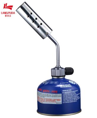 China Stainless Steel Multi Function 21cm Flame Gun Gas Torch for sale