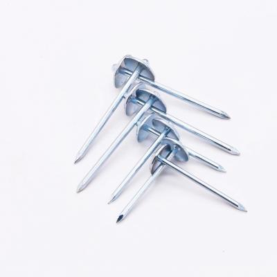 China High Quality Hot Dipped Galvanized Coil Flat Caps Half Inch Roofing Nails for sale