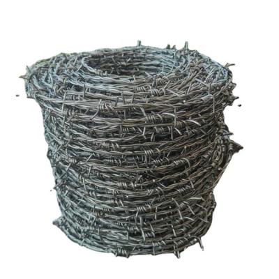 China Firm And Beautiful Barbed Wire Electric Galvanized Barbed Wire Roll Length 450m And 500m for sale