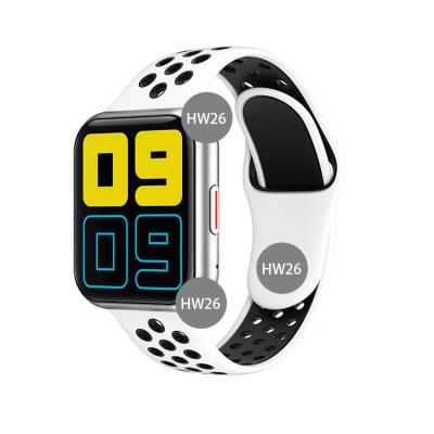 China MP3 Playback HW26 Square Band Smart Watch 2021 New IP67 Sports Watch Call Bracelet Reloj Smart Watch for sale