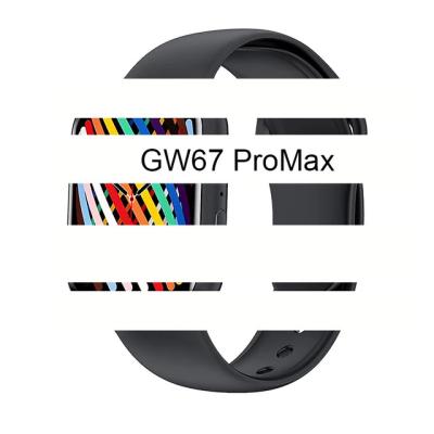 China GPS Pro Max IWO Series 7 Navigation GW67 Promax Smartwatch NFC Payment IP68 Reloj Watch Band for sale