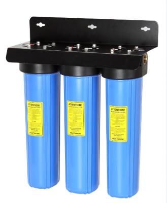 China Hotel Big Blue 20 INCH Heavy Duty Housing Water Filter With Carbon Block Water Filter Cartridge for sale