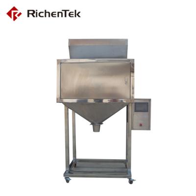 China 550kg Food Rice Bag Filling Packing Machine With Conveyor And Sewing Machine for sale