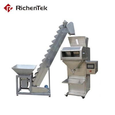 China Food Pellet Pellets Beans Four Head Scales Linear Weigher for sale