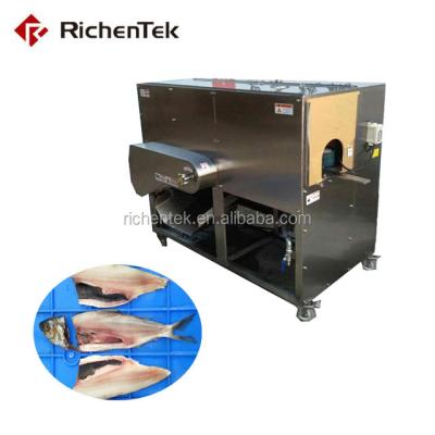 China Small Size Restaurant Black Sea Anchovy Sardine Fish Bandage Machine Fish Butterfly Filleting Making for sale