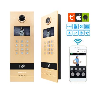 China Apartment System Video Door Phone Intercom Outdoor Waterproof Wired Audio Visual Security System For Apartment for sale