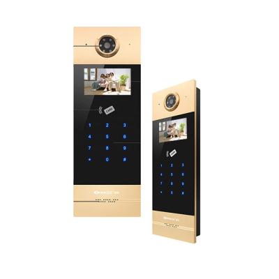 China Open Touch Buttons Digital Camera Doorbell Connect Video Network Intercom Door Phone for sale