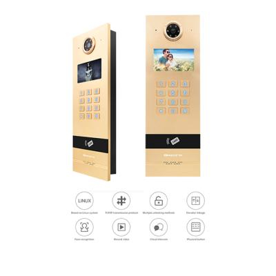 China Metal Housing 4.3 Inch 720 HD Display TCP/IP Intercom Door Smart Phone for sale