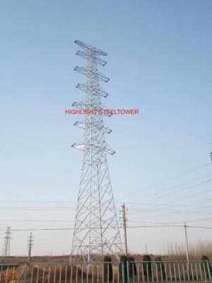 China Galvanized Electric Transmission Tower Arc Welding Durable Q235 Q235 for sale