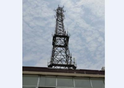 China Commercial Angle Steel Tower Durable Rooftop Telecommunication Tower for sale