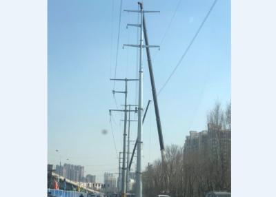 Cina Norma ad alta resistenza galvanizzata di raduno ASTM A123 HDG di Palo dell'acciaio elettrico in vendita