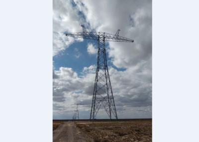 China Estructura S355JR de la subida de la torre eléctrica de la transmisión de dos circuitos alta en venta