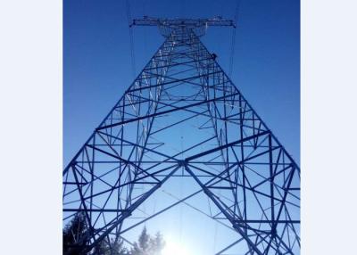 China 220KV Power Transmission Line Tower Customized Load And Wind Speed for sale