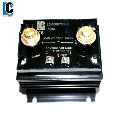 China SSR-500D75D Sealed DC Control DC Solid State Relay 500A DC Relay for sale