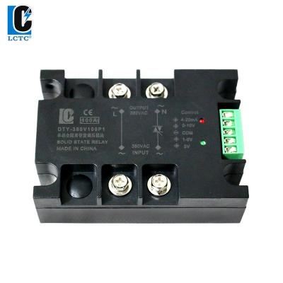 China DTY-380V100P 220V 100A single phase protective AC current increased voltage regulator module for sale