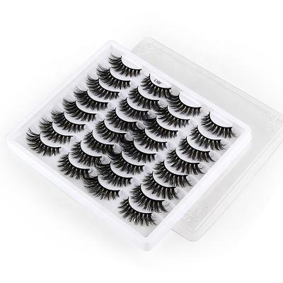 China 3d Layered Custom Packaging Box Wholesale 16 Pairs Lashes Book 3d Mink Eyelashes 25mm Lashes Faux Mink Eyelash for sale