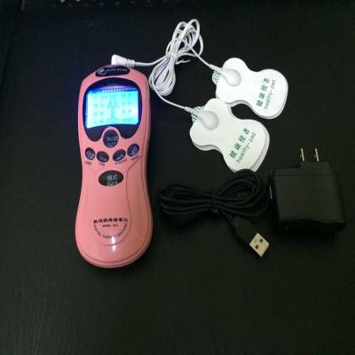 China Plastic DST-001 Device Low And Mid Frequance EMS Digital Instrument Blue Screen Physiotherapy Single Meridian Left Machine for sale