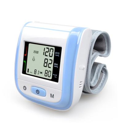 China Abs+pc China factory supplied hot sale DST-B005 electronic voice measurement wrist sphygmomanometer English blood pressure monitor for sale