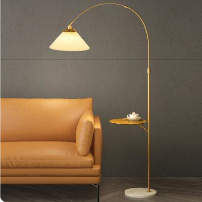 China Post Modern High Quality Custom With Wooden Stand Wood Smart Luxury Arc Tall Home Decor Living Room Flood Lamp Industrial Nordic Modern for sale