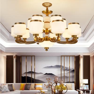 China European modern exquisite luxury art hotel living room bedroom living room atmosphere gold glass chandelier for sale